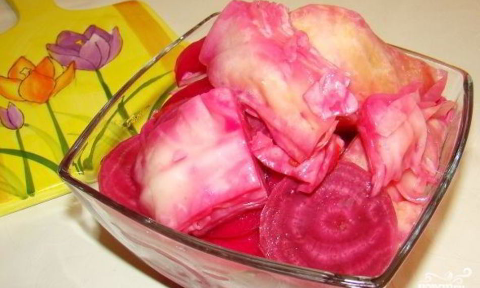 Рецепт капуста маринованная кусками