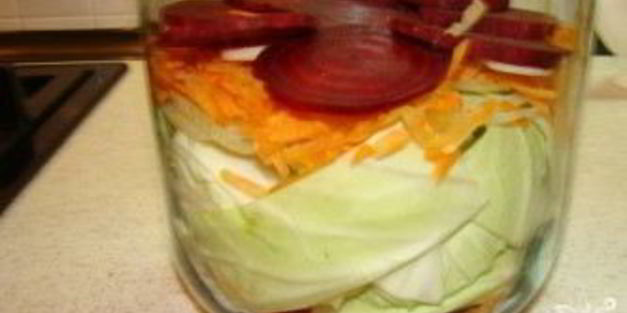 капуста маринованная кусками