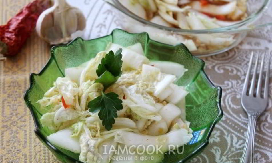Рецепт маринованная капуста по-корейски