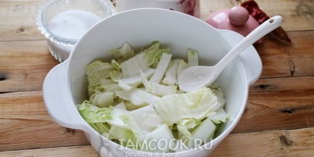 маринованная капуста по-корейски