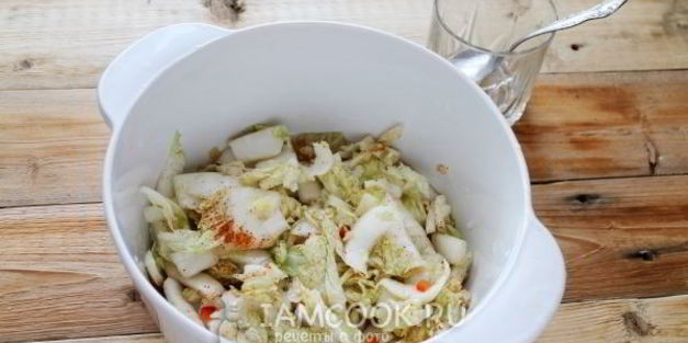 маринованная капуста по-корейски