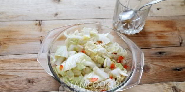 маринованная капуста по-корейски