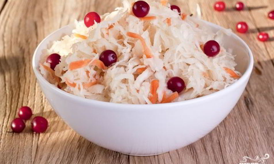 Рецепт маринованная капуста с клюквой