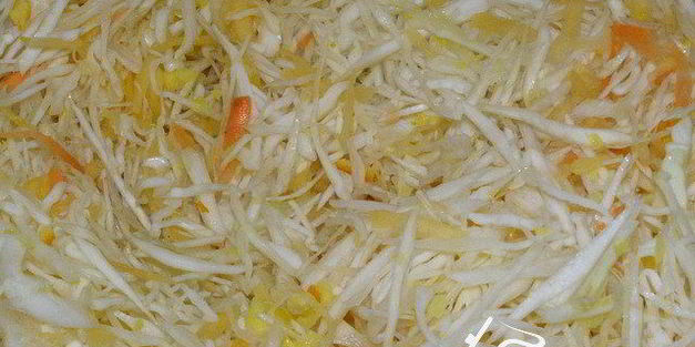маринованная капуста с цитрусовой ноткой