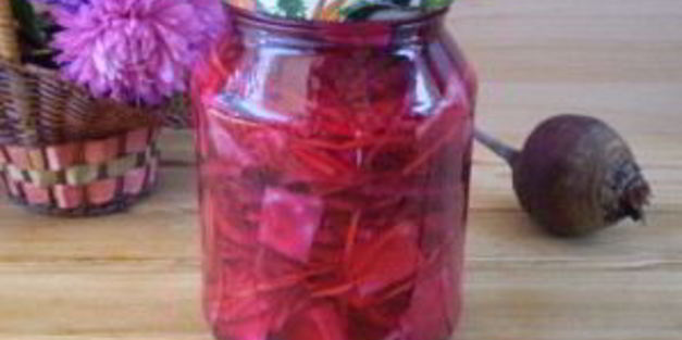 маринованная капуста со свеклой и морковью