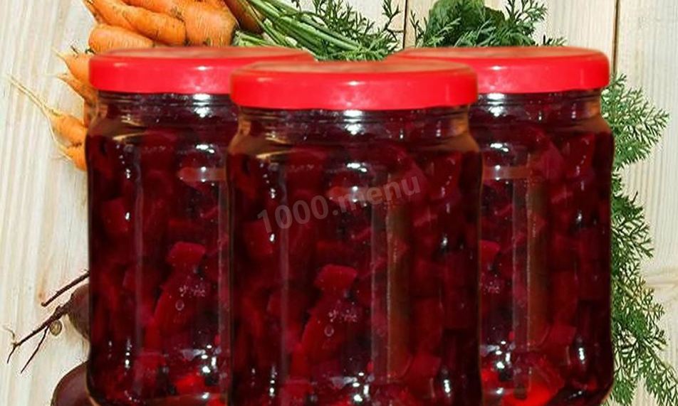 Рецепт маринованная свекла с хреном