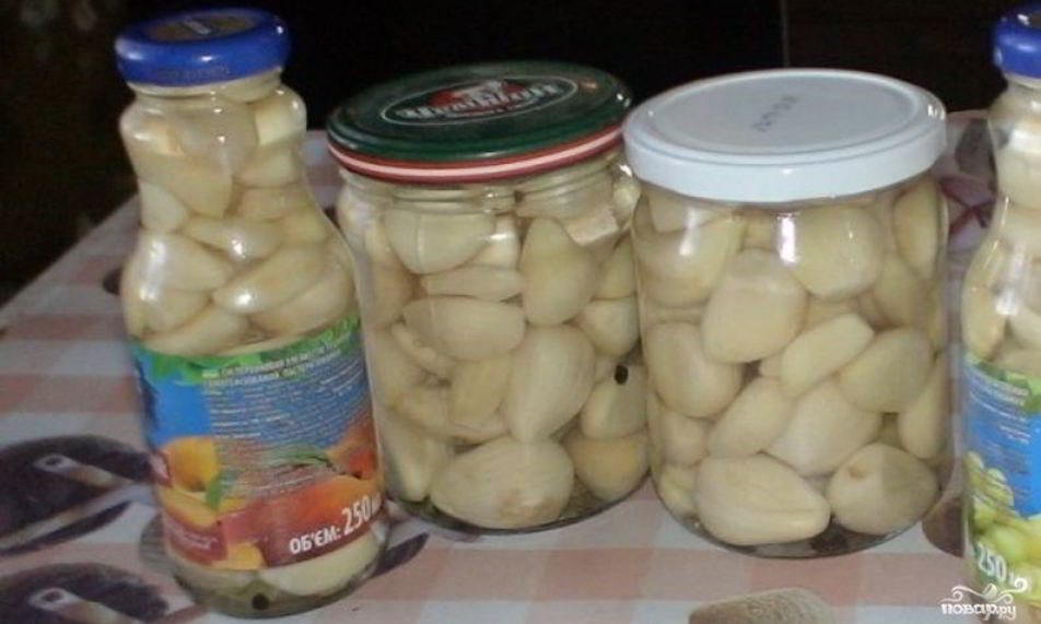 Рецепт маринованный чеснок на зиму