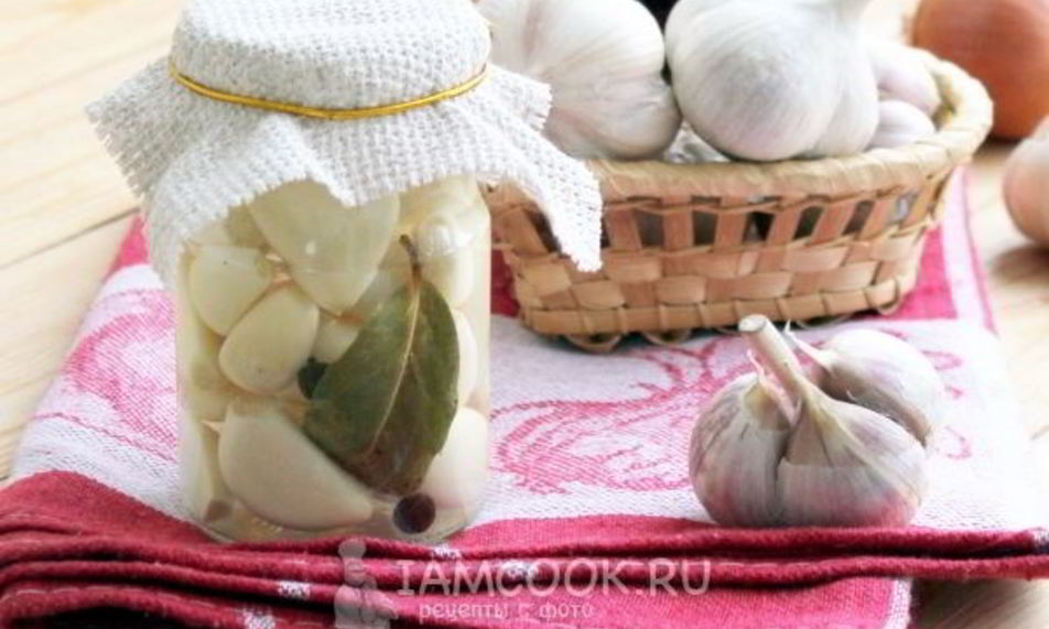 Рецепт маринованный чеснок зубчиками