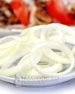 Маринованный лук для шашлыка