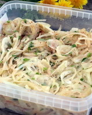 Маринованный лук к мясу