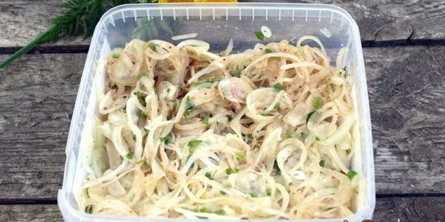 маринованный лук к мясу