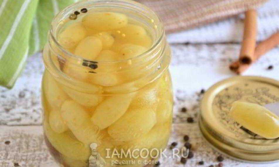 Рецепт маринованный виноград