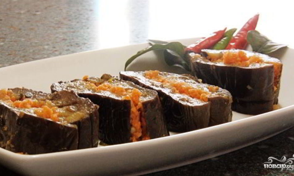 Рецепт маринованные баклажаны с морковкой