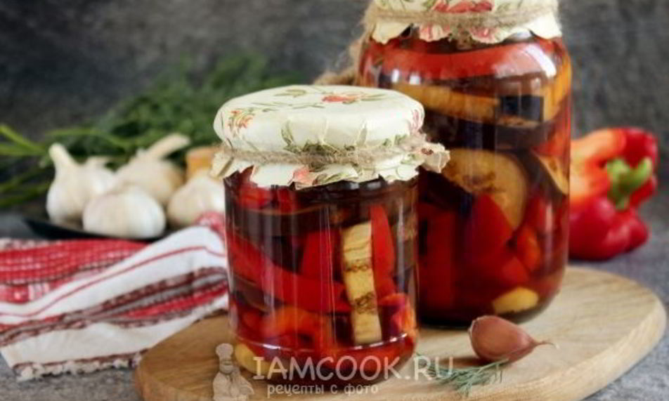 Рецепт маринованные баклажаны с перцем на зиму