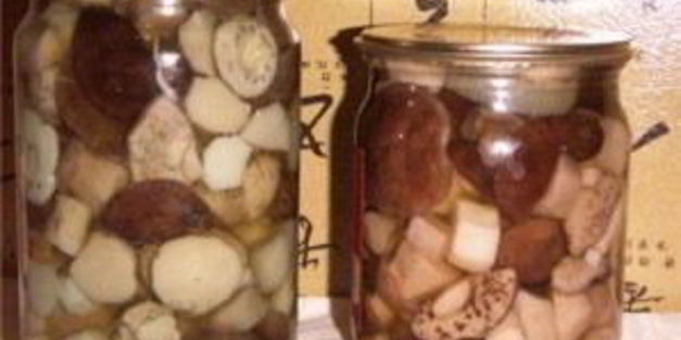 маринованные белые грибы с уксусом