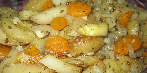 маринованные и запеченные овощи