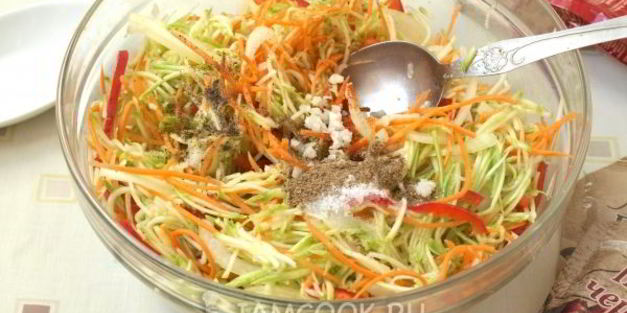 маринованные кабачки по-корейски