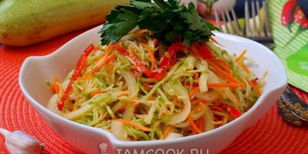 маринованные кабачки по-корейски