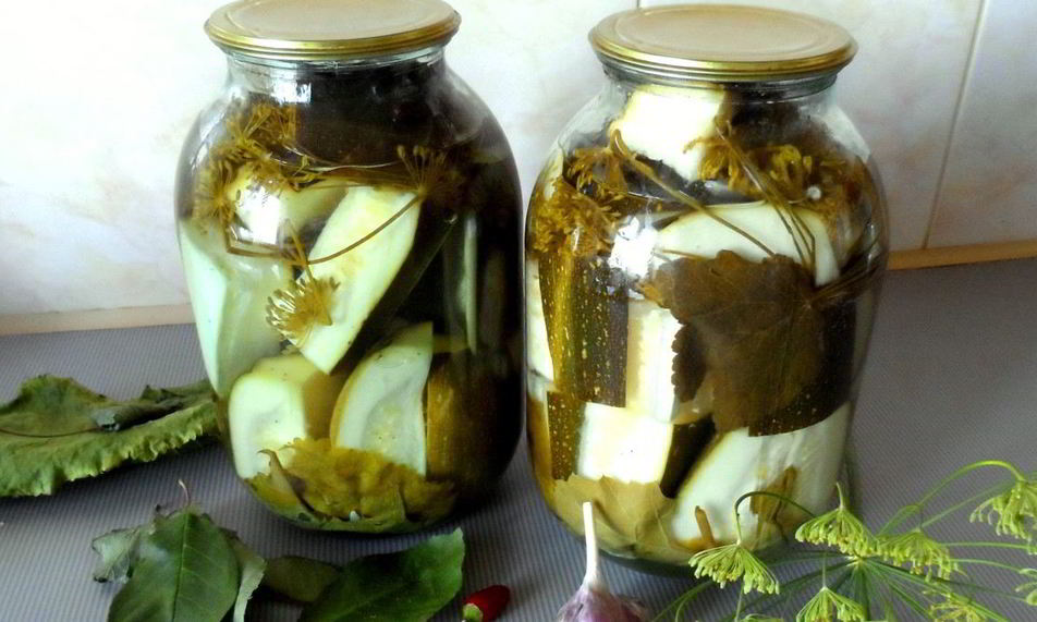 Рецепт маринованные кабачки