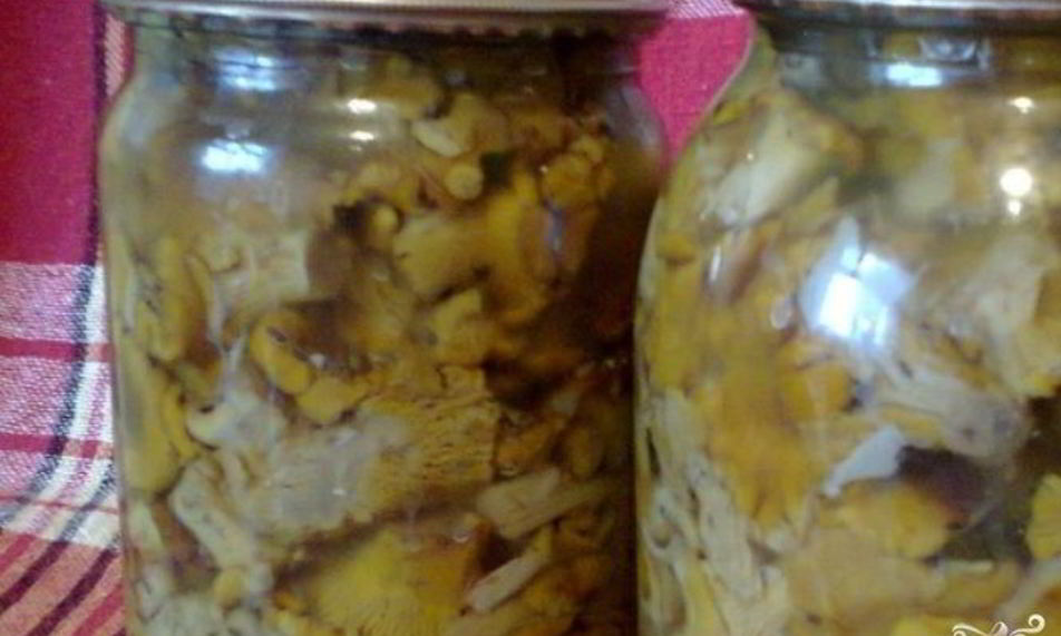 Рецепт маринованные лисички на зиму