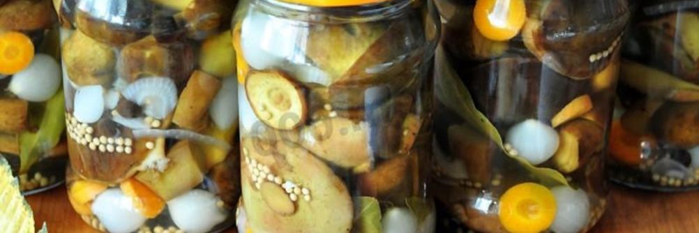 Маринованные моховики на зиму