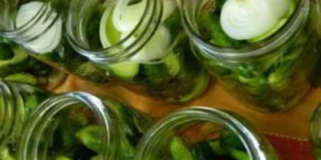 маринованные огурчики с горчицей