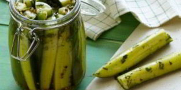 маринованные огурчики с горчицей