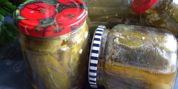 маринованные огурцы с горчицей