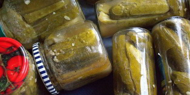 маринованные огурцы с горчицей