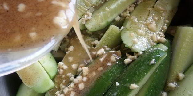 маринованные огурцы с горчицей