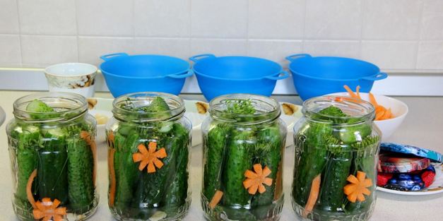 маринованные огурцы стерилизованные