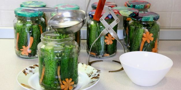 маринованные огурцы стерилизованные
