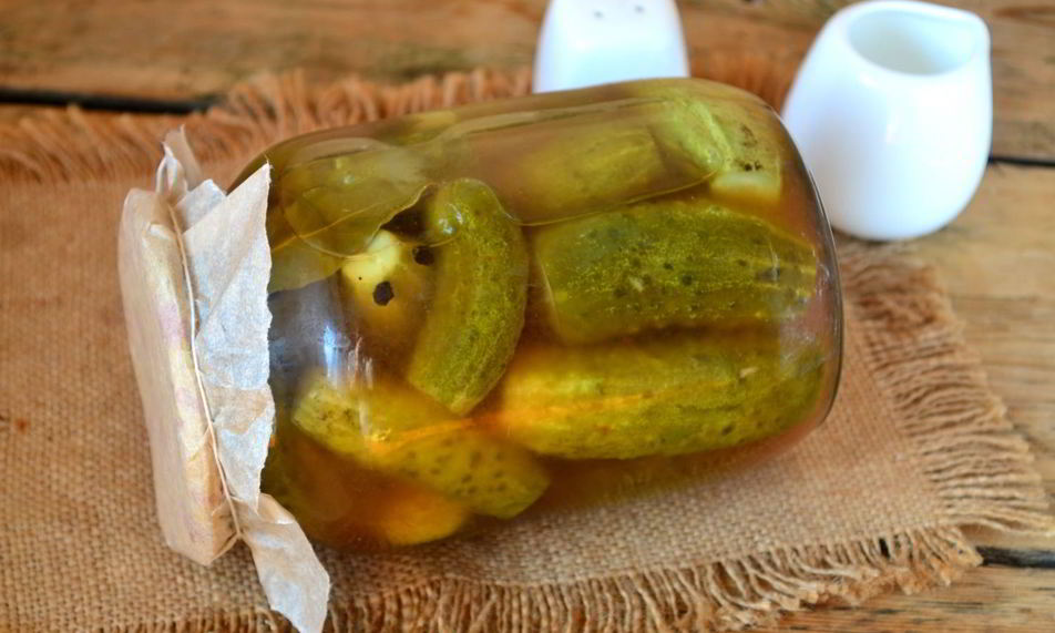 Рецепт маринованные огурцы в литровых банках