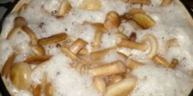 маринованные опята с чесноком