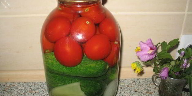 маринованные овощи ассорти