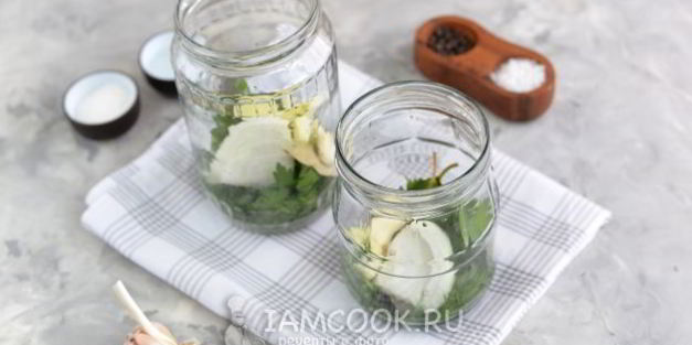 маринованные патиссоны с огурцами на зиму