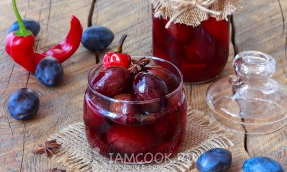 Рецепт маринованные сливы угорка