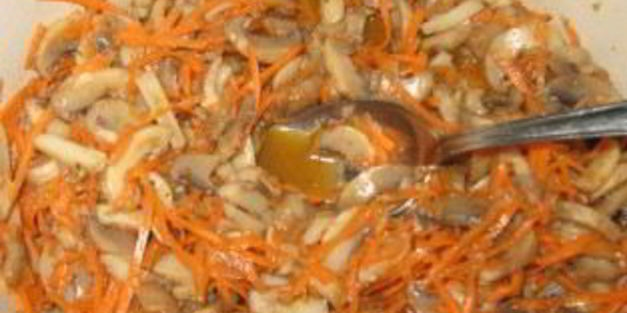 маринованные вешенки по-корейски