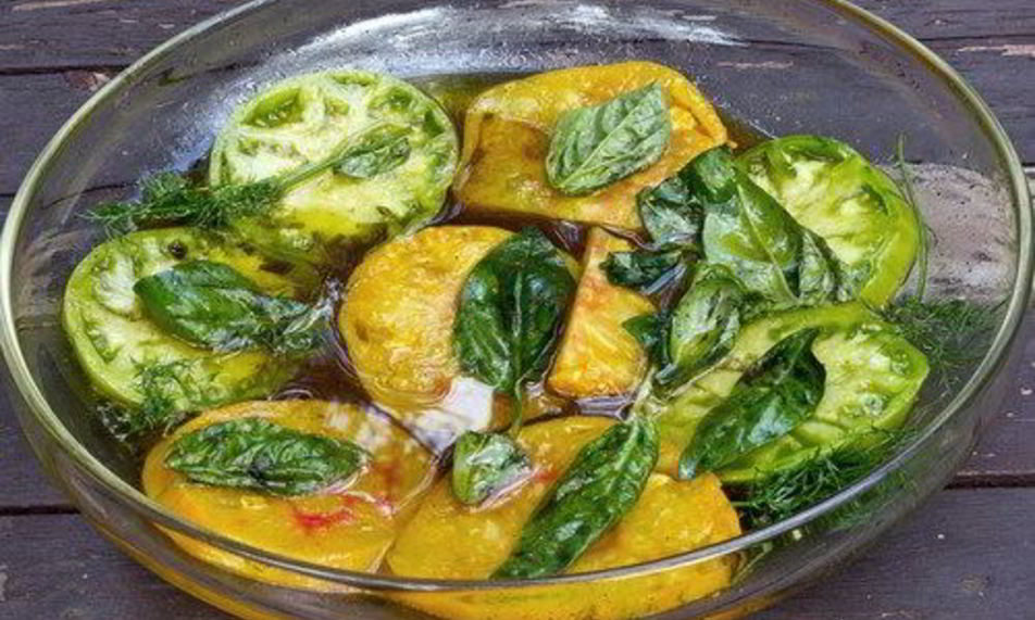 Рецепт маринованные зеленые помидоры