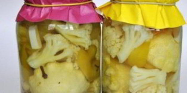 маринованые патиссоны с капустой