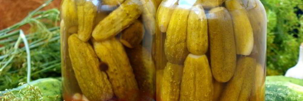 Огурцы маринованные с кетчупом чили