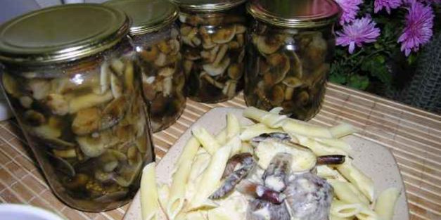 опята маринованные