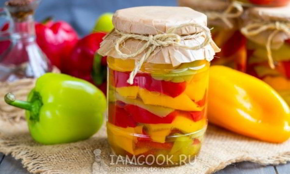 Рецепт перец маринованный в масле