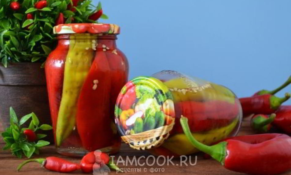 Рецепт перец острый, маринованный холодным способом