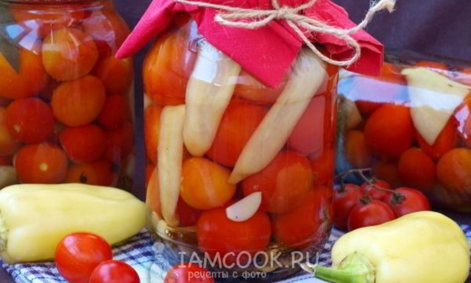 Рецепт помидоры черри маринованные с болгарским перцем