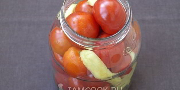 помидоры черри маринованные с болгарским перцем