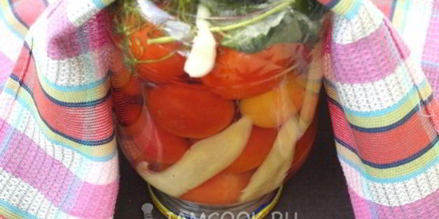 помидоры черри маринованные с болгарским перцем