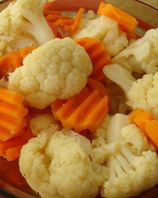 Цветная капуста маринованная по-домашнему