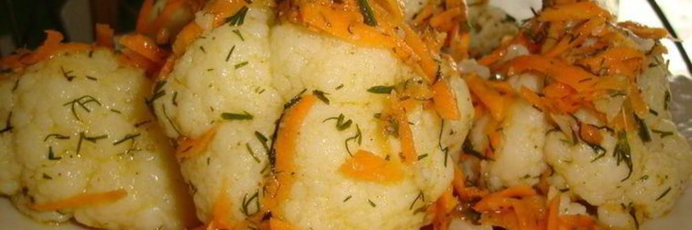 Цветная капуста маринованная