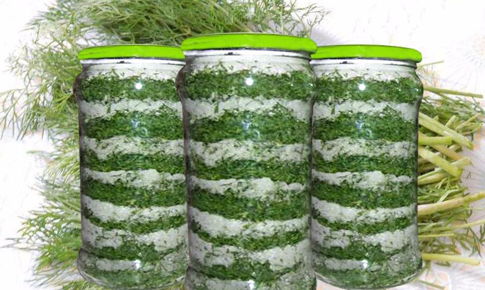 Рецепт морковная ботва с зеленью на зиму